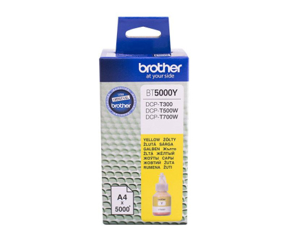 Tusz BROTHER BT5000Y Yellow 5000str.
